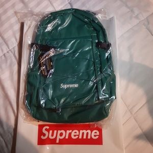 Green supreme backpack